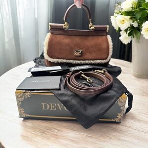 Dolce & Gabbana Mini Shearling Two Way